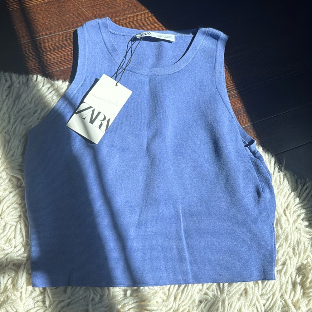 ZARA Purple Tank Top